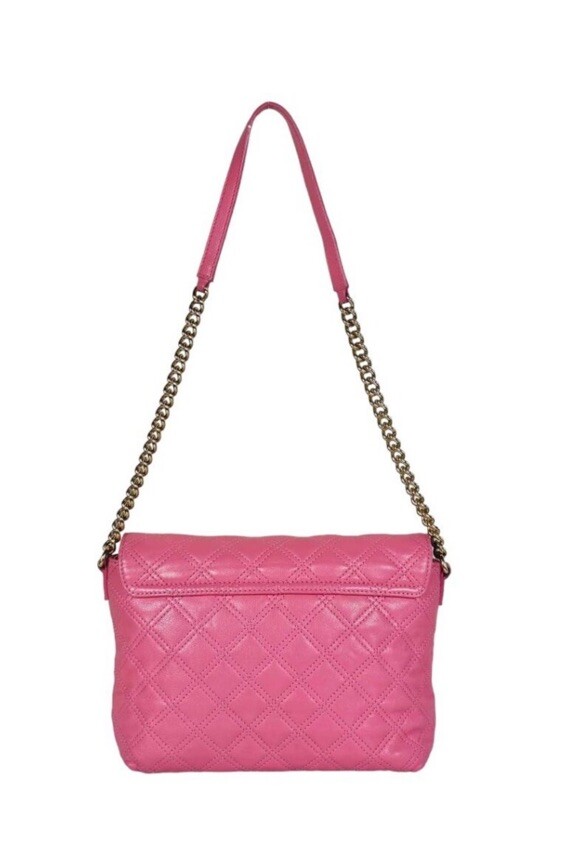 Marc Jacobs $675 'The Large Single' Leather Pink Bubble B