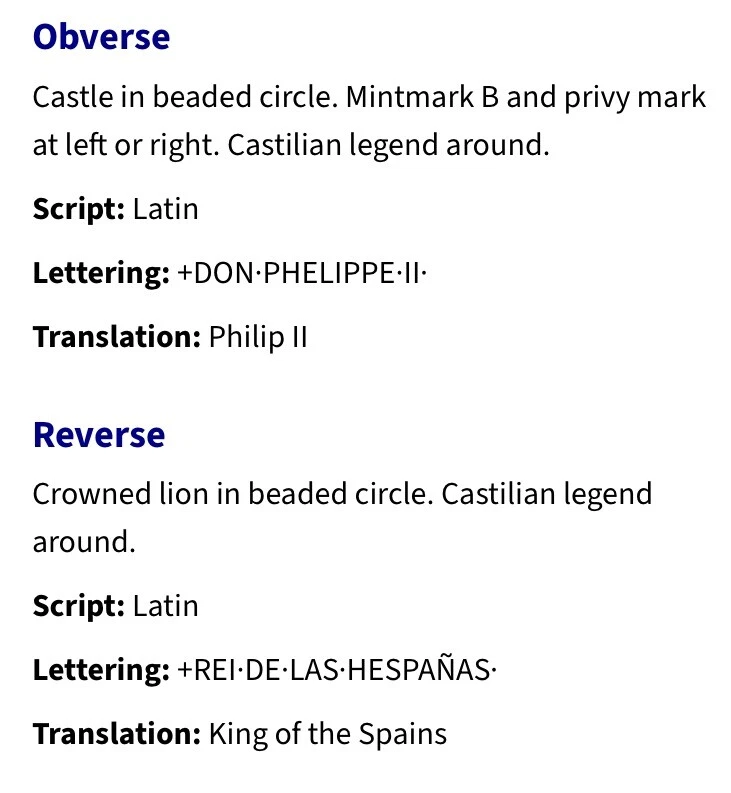 Muy Bonita Moneda Española Medieval Años 1500 1575-1585 Rey Felipe II 2 Maravedis Foto 4 de 4