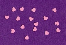 HEARTS TINY  2 die cuts scrapbook cards