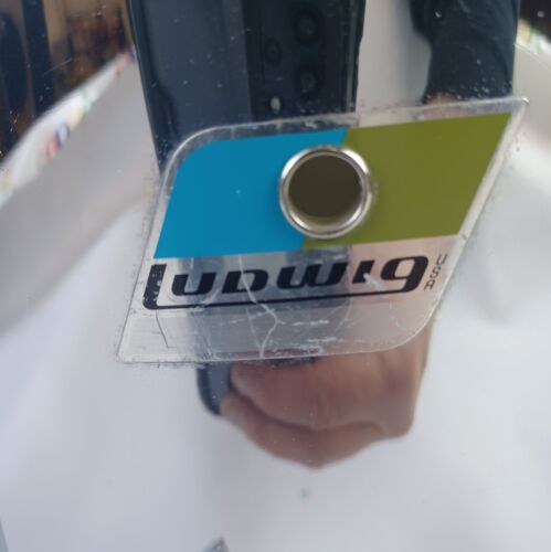 Ludwig 12x15"Chrome Ludalloy Snare Drum Blue/Olive"BO1"PreSerial Badge Vintage70 - Picture 2 of 13