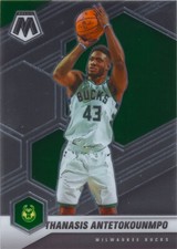 Thanasis Antetokounmpo 2020-21 Mosaic Basketball Chrome Base Card #167 Bucks NBA