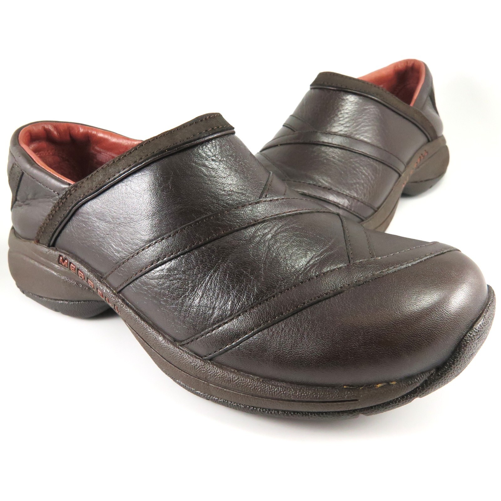 Mocassini mocassini Merrell PRIMO PATCH donna taglia 8M pelle marrone slip on