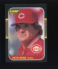 1987 LEAF #129 PETE ROSE CINCINNATI REDS