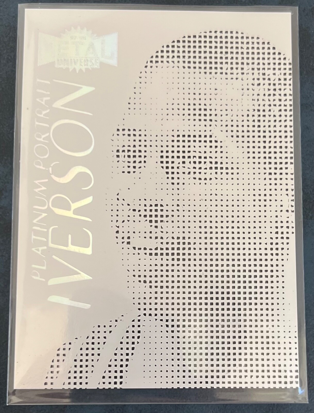 1997-98 Metal Universe Platinum Portrait Allen Iverson ICONIC