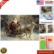 Diamond Painting Kit for Adults, Christmas Santa Claus Diamond Art Kits for Adul