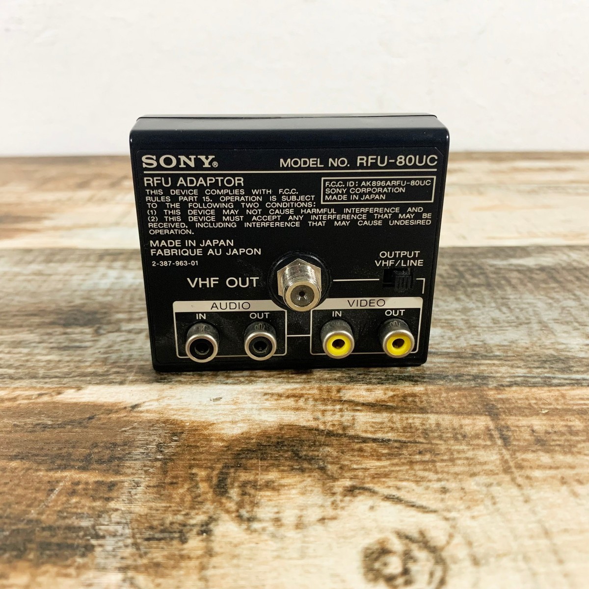 Sony EV-C8u 8mm Video Cassette Recorder Unit Plays But Video