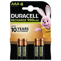 4Er Multipack Duracell Staycharged HR03 Micro (Aaa)-Akku Nimh 900 Mah 1.2 V 4