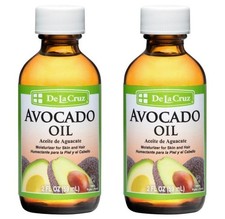 2 X De La Cruz Pure Avocado Oil, Non-GMO, Expeller-Pressed, Bottled in USA 2 oz