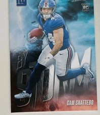 2025 Panini Absolute Football Cam Skattebo Rookie By Storm Insert #2 Giants