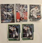 Aaron Judge 5 Card Baseball Lot New York Yankees Topps Bowman Donruss