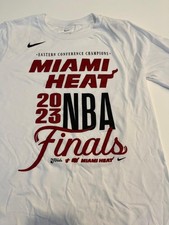 2023 Nike Miami Heat Champions T-Shirt Youth Large 14/16