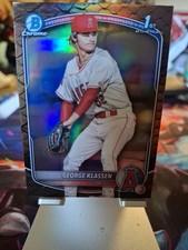 2025 Bowman Chrome Prospects George Klassen #BCP-63 Reptilian Refractor (RC)