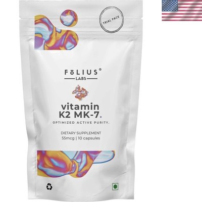 Clean Label Vitamin K2 MK-7 55mcg - Essential for Bone & Cardiovascular Health