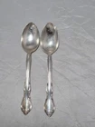 💥2 Rose Tiara by Gorham Sterling Silver Spoons 6 " 61.5 Grams Damaged B5
