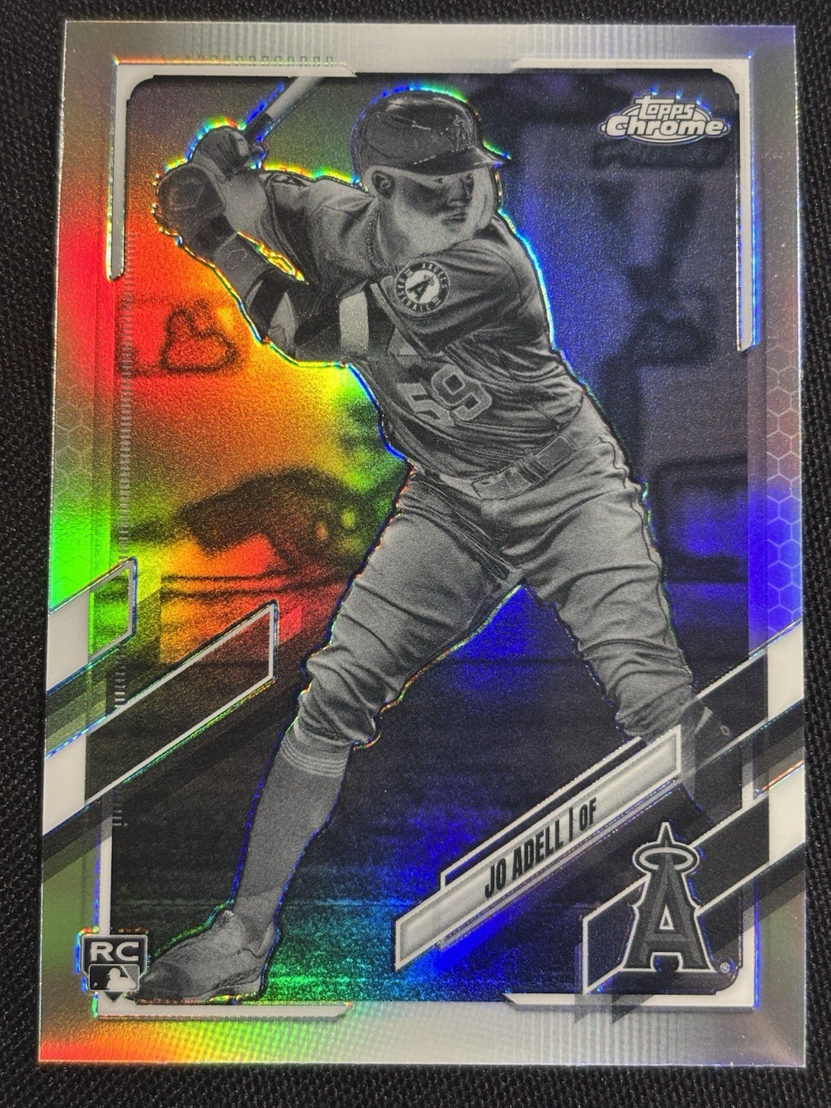 2021 Topps Chrome #142 Jo Adell Negative Refractor RC 🔥