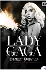 LADY GAGA The Monster Ball Tour Live! at Madison Square Garden (DVD,📀 2011) VGC