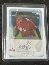 2011 Bowman Prospects Kody Hinze BP16 1st Bowman Hard Signed Auto Astros