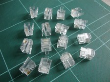 DCC - Fiche RJ11 6P4C (6 positions 4 contacts) pour câbles Multimaus - lot de 16