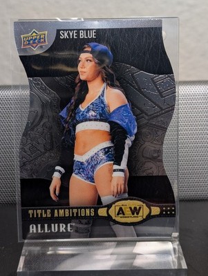2022 Upper Deck Allure AEW - Title Ambitions Skye Blue #TA-9 (RC)