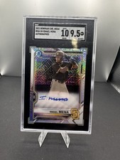 2021 Bowman - Mega Box Chrome Mojo Autographs Ismael Mena #BMA-IM (AU, RC)