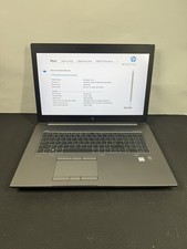 HP ZBook 17 G6 17.3" i7-9850H 32GB DDR4 512GB RTX 3000 - NO BATTERY - READ
