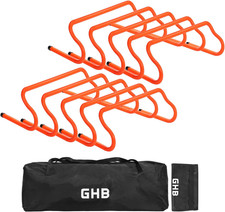 Agility Hurdles 8" Speed Agility Training Hurdles, Detachable Sturdy Hurdles Tra