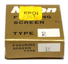 NIKON F CAMERA FOCUSING SCREEN-TYPE A-WITH INSTRUCTIONS-IN WRONG STORAGE BOX