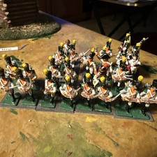 25mm well painted metal French Napoleonic Infantry.