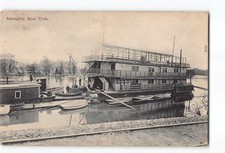 Memphis Tennessee TN Postcard 1908 Memphis Boat Club