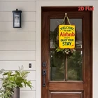 Airbnb Themed Vintage Wall Art Decor Rustic Tin Metal Sign 8x12