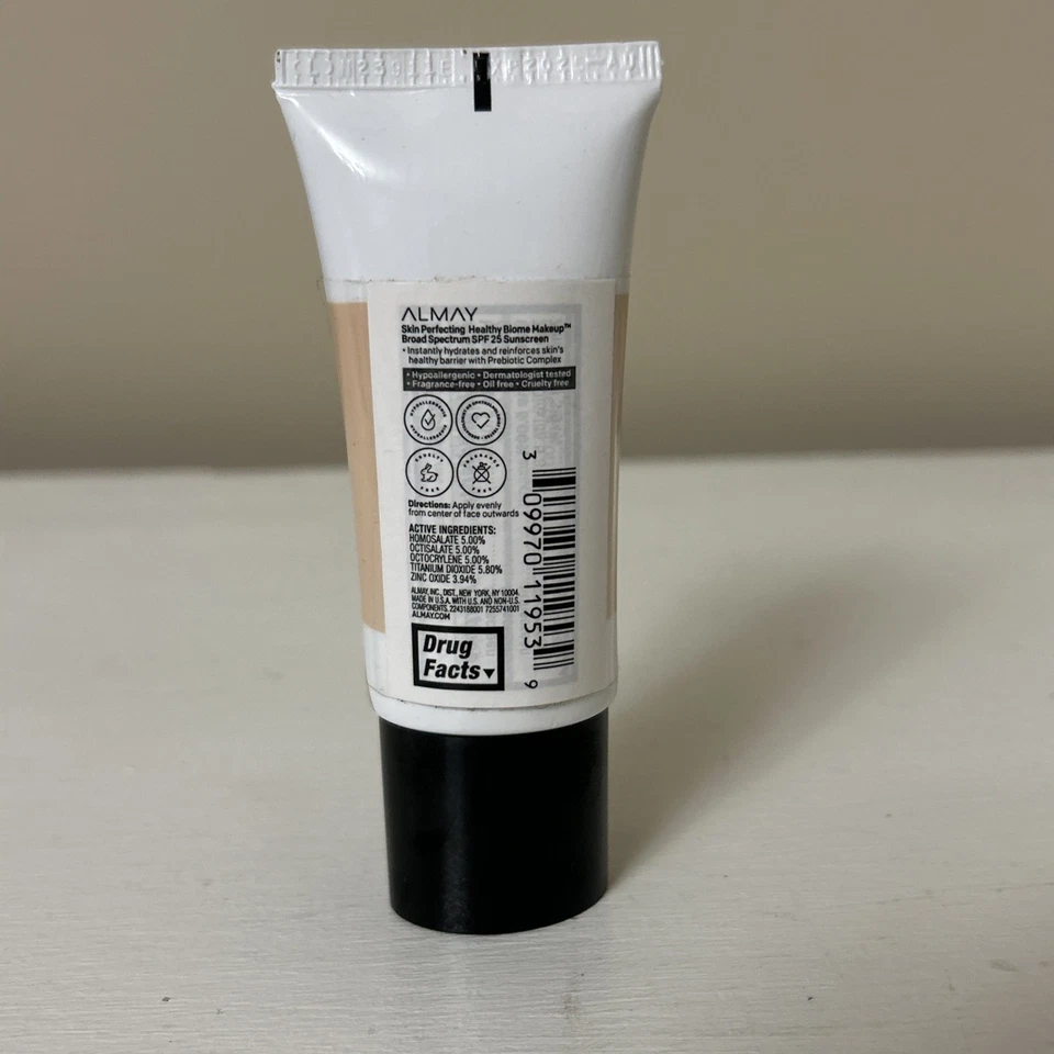 Almay Skin Perfecting Healthy Biome Foundation - SPF 25 - 100 FAIR  - 1 fl oz - Image 2 of 2