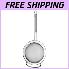 Fine-Mesh Kitchen Strainer with Round Handle