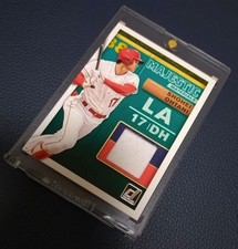 Shohei Ohtani 874 MLB Card PANINI Donruss Majestic Materials - Excellent Condit