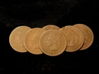 1870, 1873, 1874, 1875, 1876, & 1878 Indian Head Cent Lot