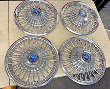 1965-66 Ford Mustang Fairlane 14 Wire Wheel Covers. Original Set Of 4