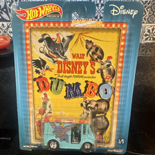 Hot Wheels Premium Disney Dumbo 1966 Bread Box Van 1:64 Diecast Real Riders