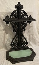 Antique Coalbrookdale Style Victorian Cast Iron Hall / Umbrella Stand