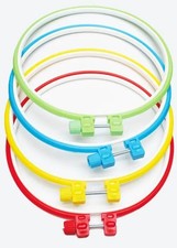 Plastic Hoops For Embroidery With A Metal Screw. Hand Embroidery Frames Hoop