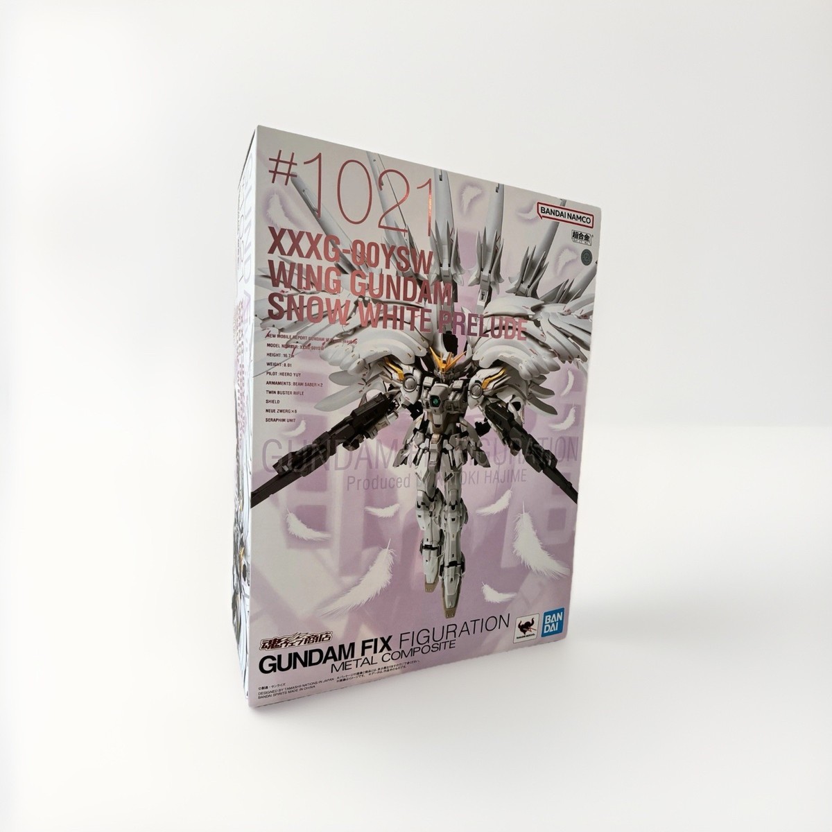 Bandai Wing Gundam Zero Snow White Prelude Fix Figuration Metal
