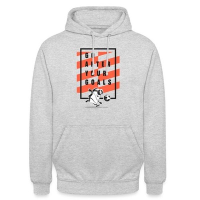 Minions Fußball Go After Your Goals Ziele Verfolgen Unisex Hoodie