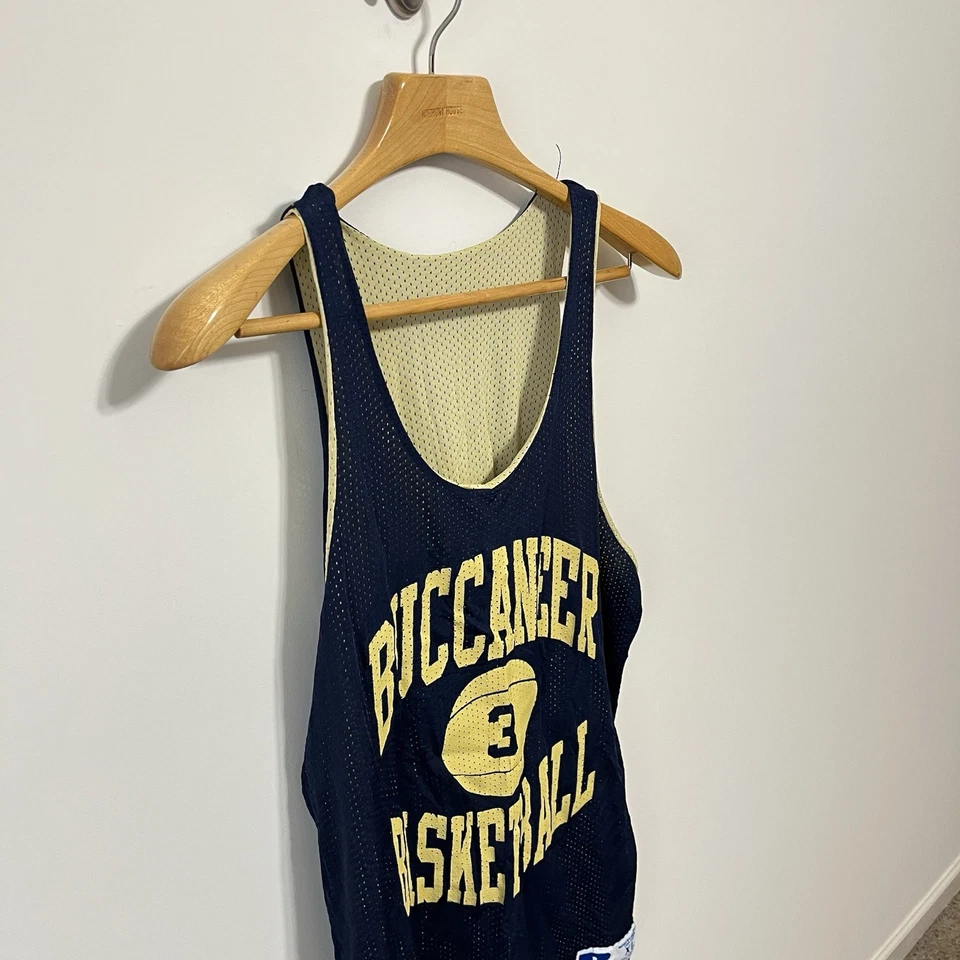 Vtg East Tennessee State University Buccaneers ETSU Basketball Jersey Size XL - Image 2 of 4