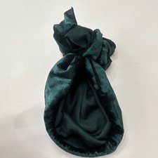Baby Girl Turban Hat Emerald Green Velvet Bow Headband