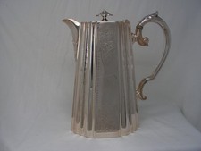 LARGE ANTIQUE AESTHETIC MOVEMENT SILVER PLATED COFFEE POT