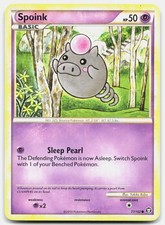Pokemon Spoink 77/102 Triumphant NM