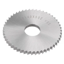 60mm Dia 16mm Arbor 4mm Thick 50 Tooth High Speed Steel Circular Saw Blade
