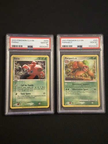 2023 POKEMON CLV CLASSIC VENUSAUR/LUGIA ex DECK PARAS/PARASECT SEQUENTIAL PSA 10