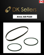 Replacement Belts for Aiwa AD-F220 ADF220 AD F220Cassette Tape Deck