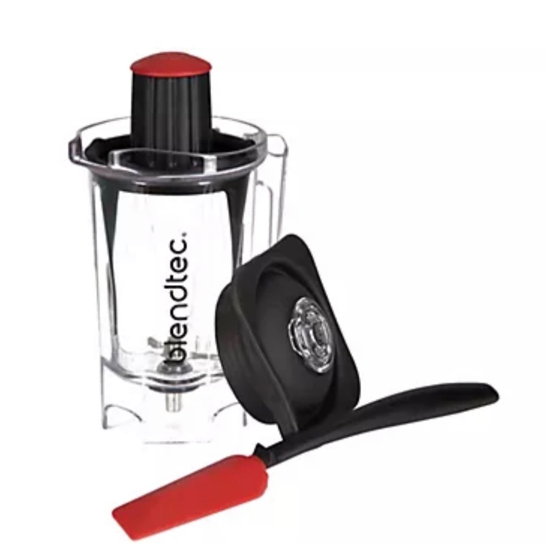 Blendtec Twister Jar 37oz w. SCRAPER LID, SPATULA NEW! FOR T