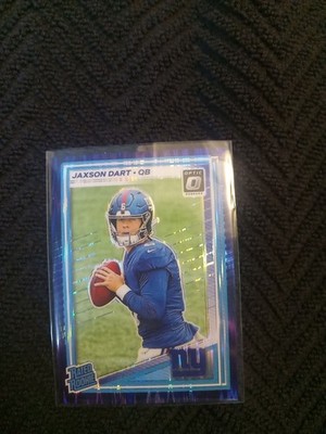 2025 panini Optic  jackson dart rated rookie Purple #273