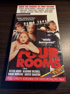 Four Rooms (1996) VHS - Promo Screener - Quentin Tarantino, Tim